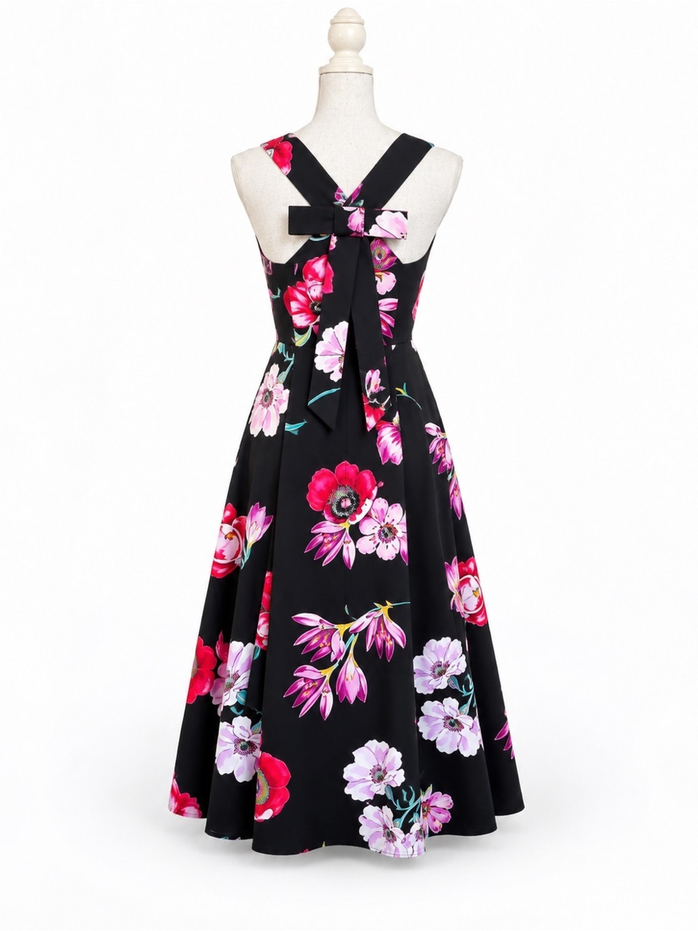 Floral Spring Modi Dress Bow on Back NWOT Size 4 - Picture 3 of 4